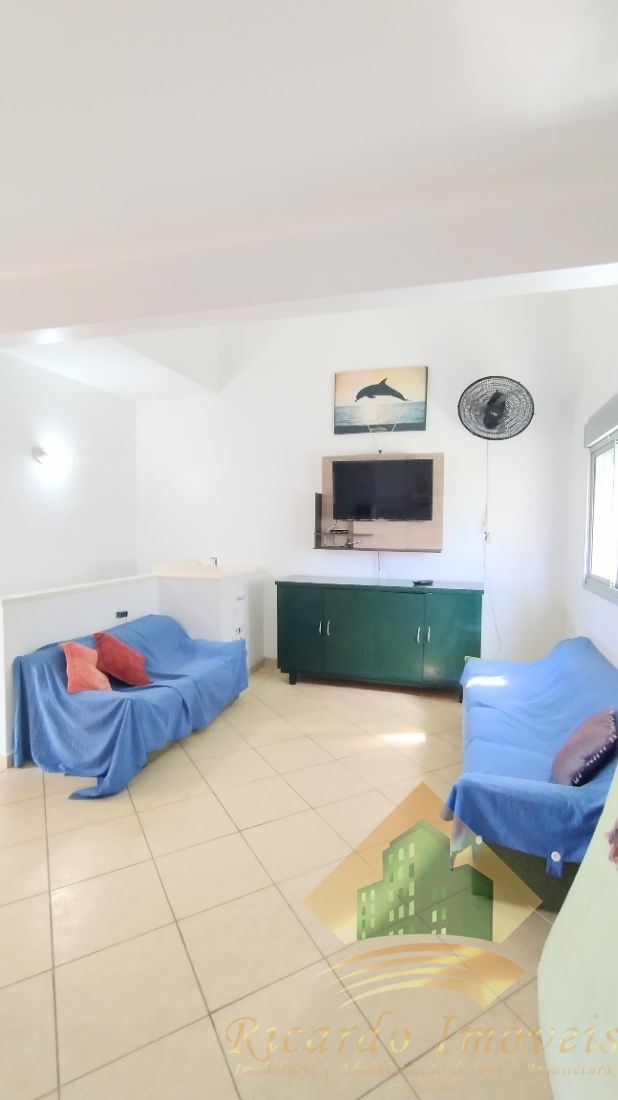 Cobertura duplex mobiliada na praia grande