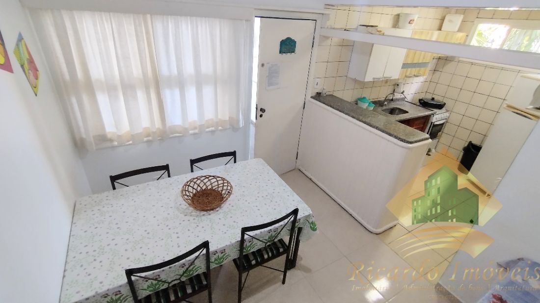 Cobertura duplex mobiliada na praia grande