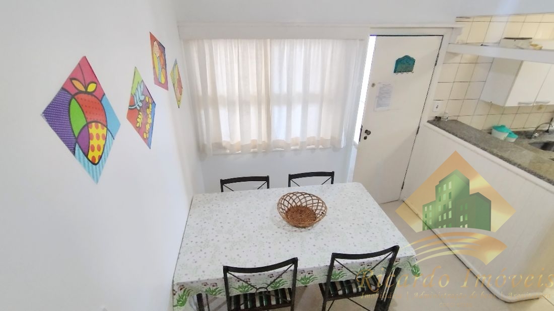 Cobertura duplex mobiliada na praia grande