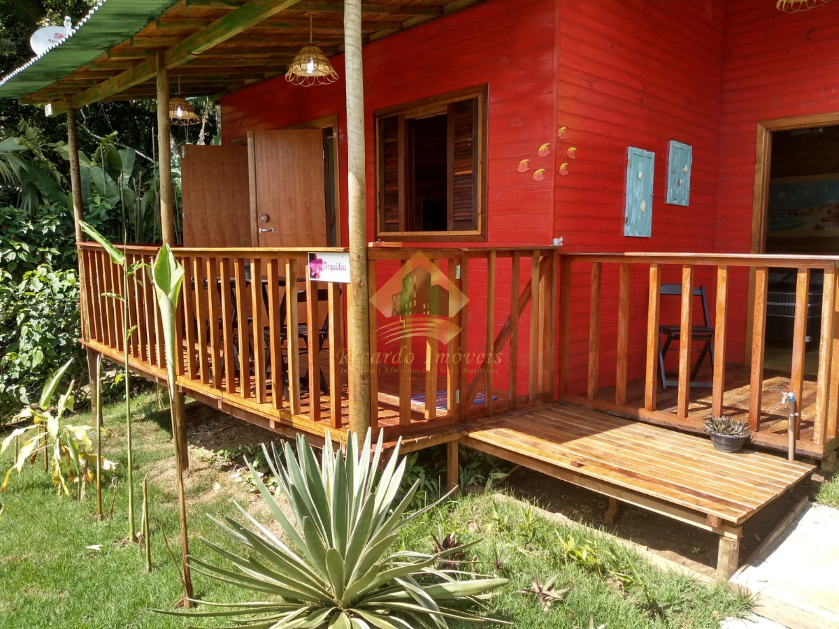 Casa Pé na Areia Com quiosque e chalés para locação, Vistta paradisíaca na Praia do Flamengo