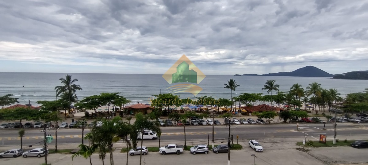 Excelente cobertura frente mar com vista paradisíaca na praia grande